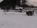1977 Eagle Single Axle Pole Trailer / Eagle Single Axle